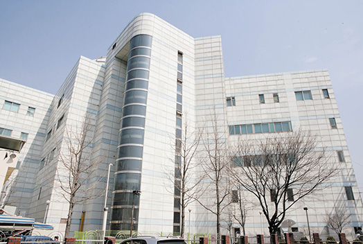 a panoramic photograph the Sangbong-dong Sales Office