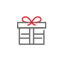 Gift box icon