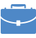 The blue suitcase icon