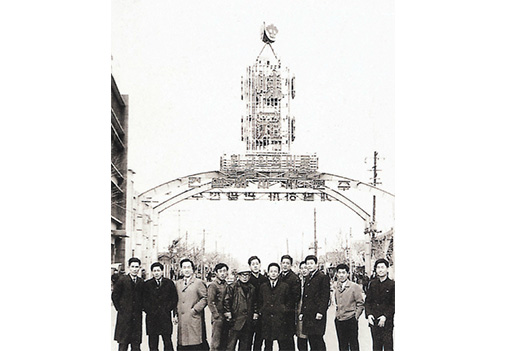 1960년대 말, 전주 미원 광고탑 모습