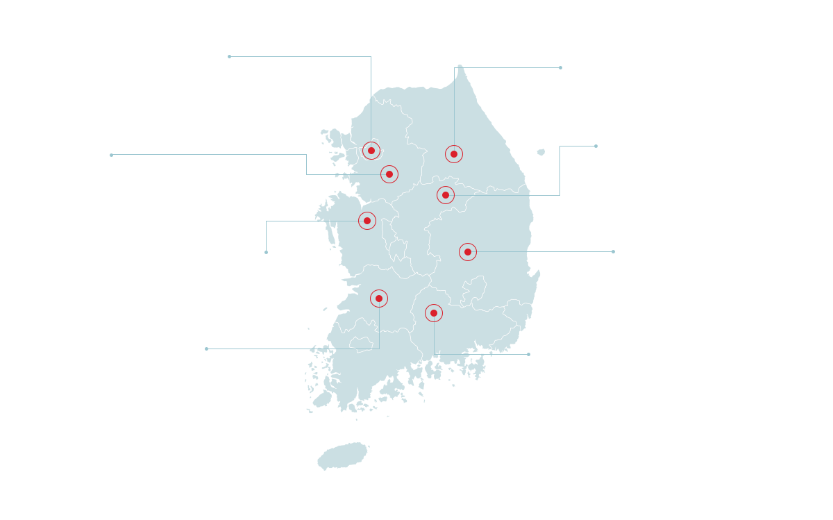 Korea Map